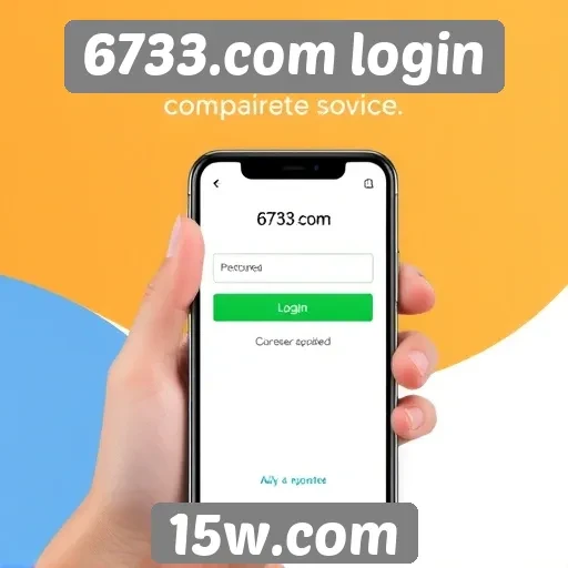 Acesso ao site 6733.com login em dispositivos móveis